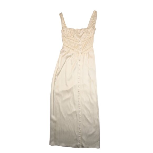 House of CB Dresses & Skirts - House of CB Illiana Real Silk Maxi Dress in Ivory